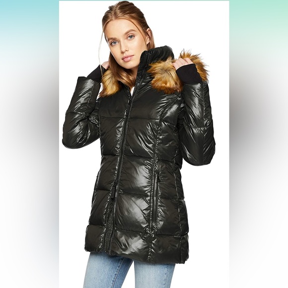 S13 Faux Fur Jacket Medium but fits like a small - Picture 3 of 13